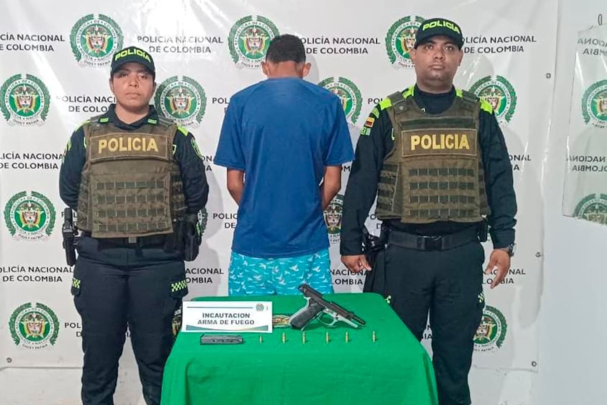 ¡Irresponsable! Capturan a hombre que hacía disparos al aire con una pistola