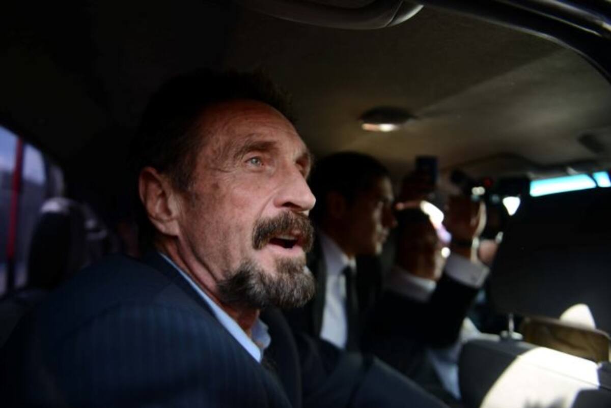 John McAfee AFP