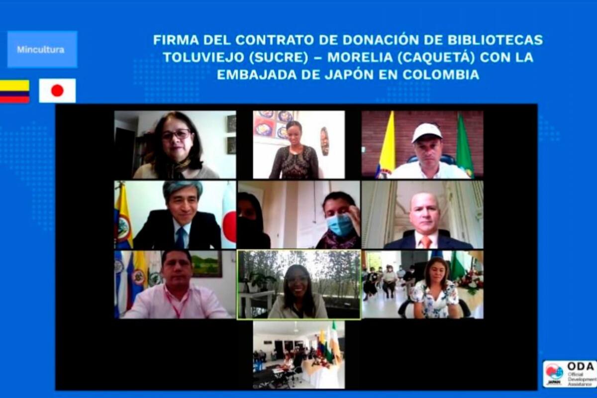 Embajada de Japón donará una biblioteca al municipio de Toluviejo