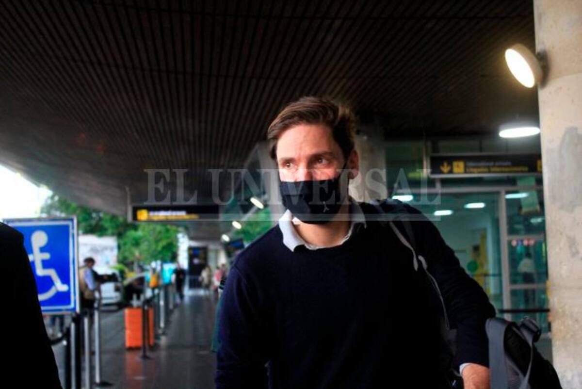 Daniel Brühl llegó en la tarde de este jueves a la ciudad.//Foto: Julio Castaño - El Universal.