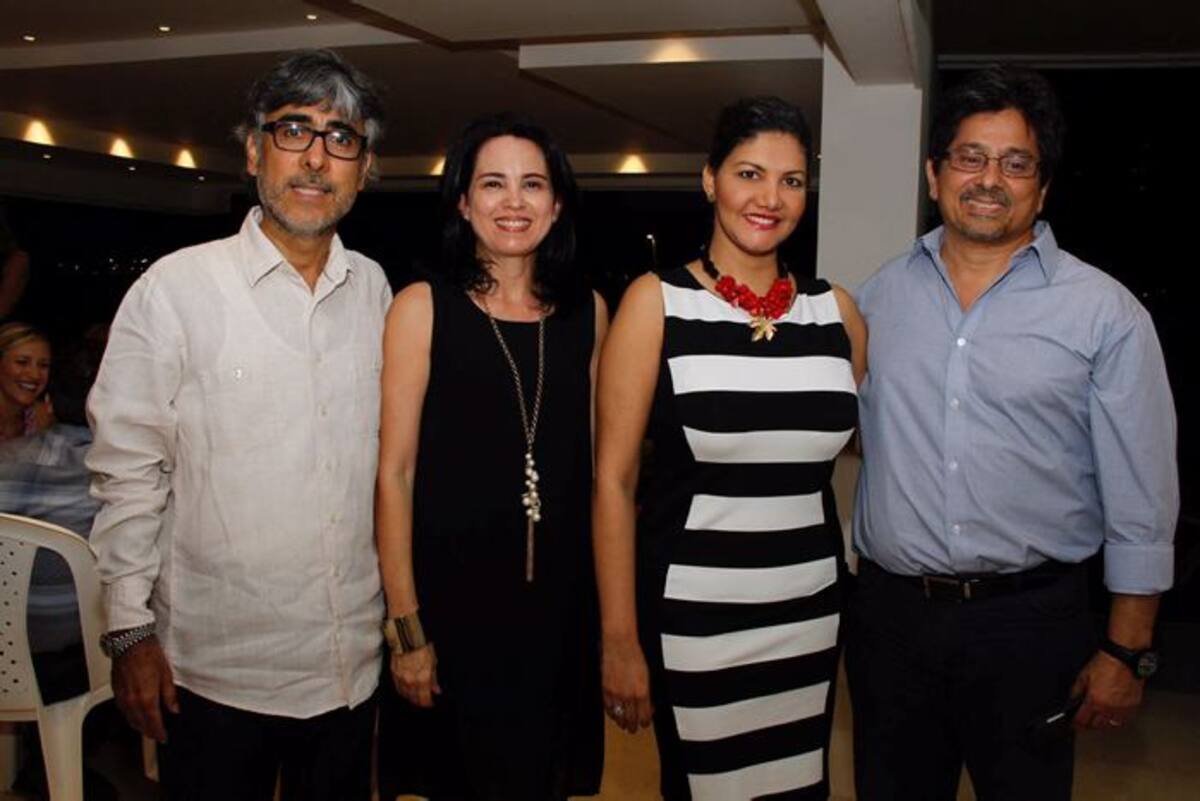 Rodolfo Payares, Rocío Martínez de Payares, María Elena de Useche y Jorge Useche. MARUJA PARRA