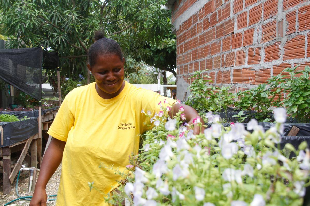 Yarlys Ortiz, agricultora.