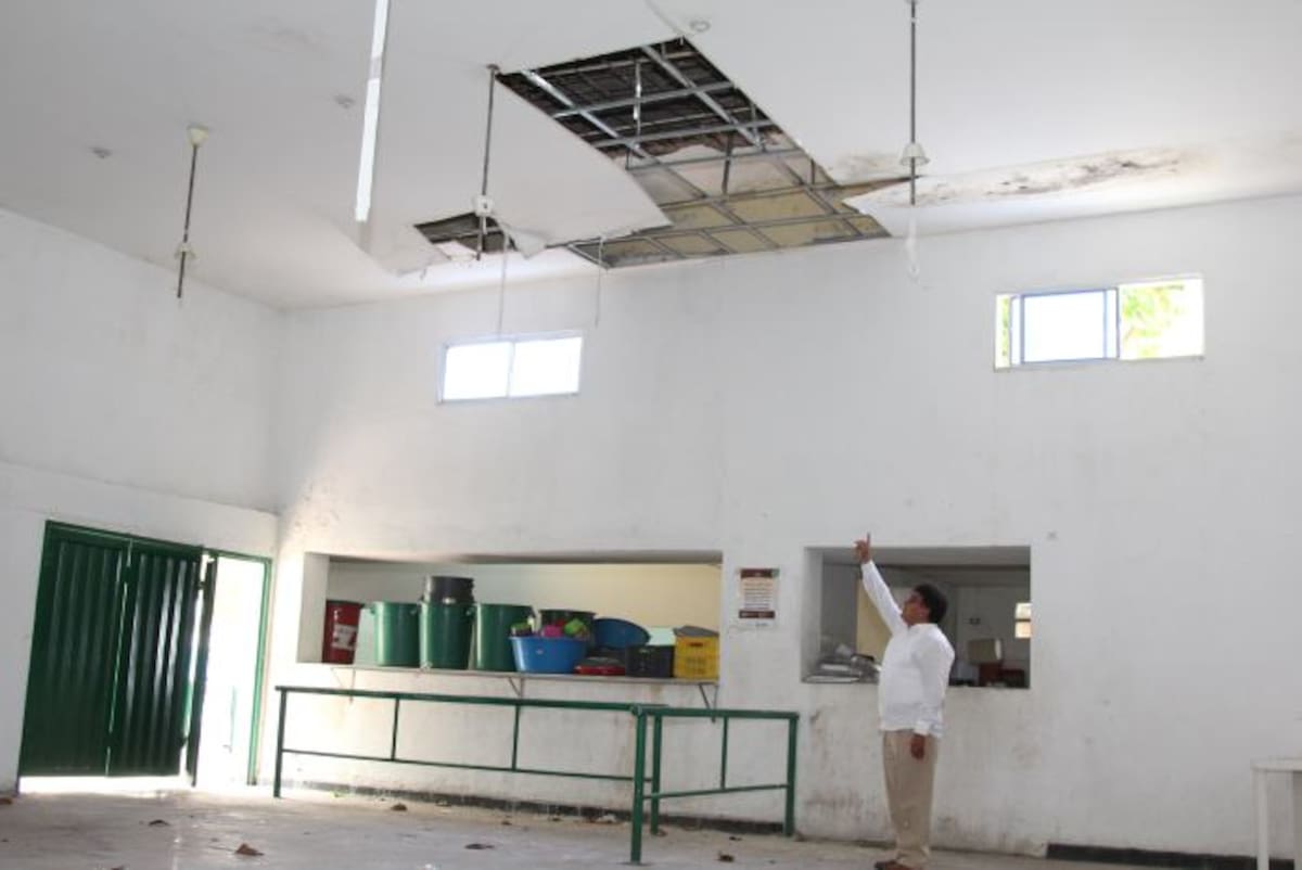 Así está el comedor de la sede principal del colegio Nuevo Bosque. Kailline Giraldo.