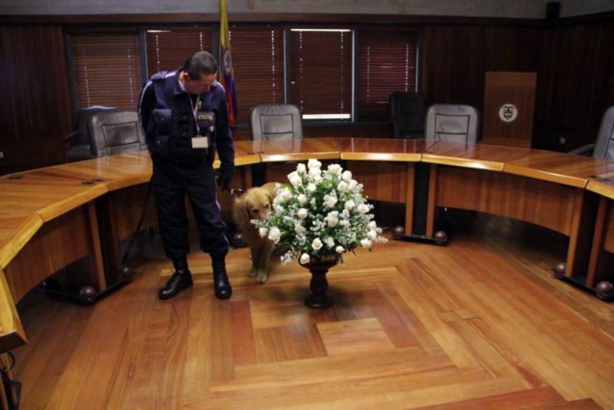 Recinto de reunión de la Sala Plena de la Corte Constitucional. COLPRENSA