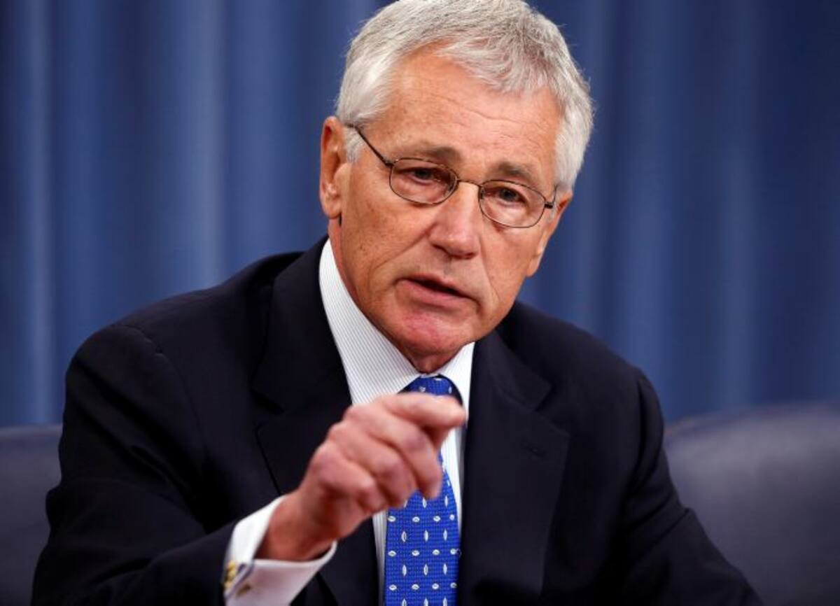Chuck Hagel, jefe del Pentágono. AP