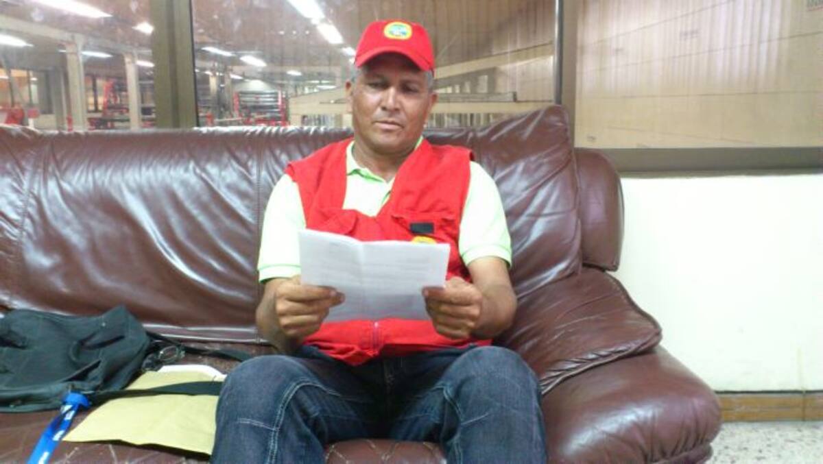 Remberto Cantillo Pérez, denunció que fue víctima de un atropello laboral. El Universal