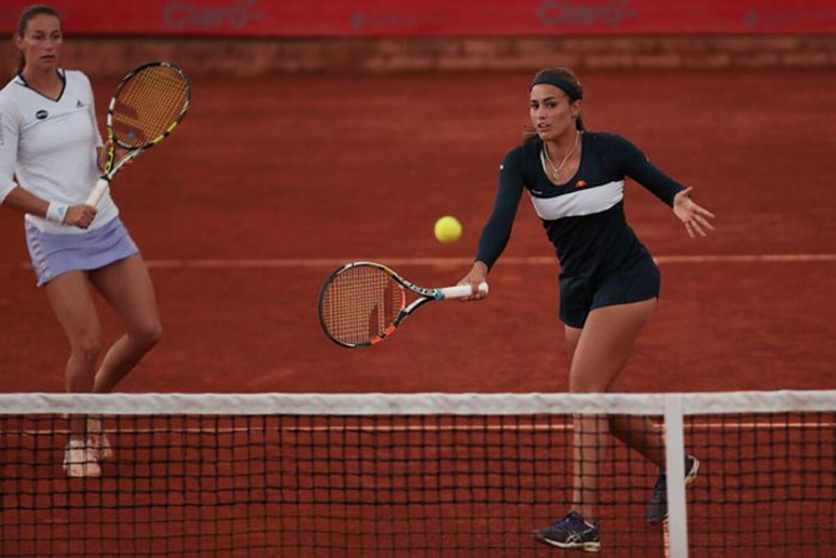 La tenista de Colsanitas, que está también en segunda ronda del torneo de dobles mixto, superó con su compañera puertorriqueña a la pareja británica Tara Moore y la suiza Cony Perrin. //Colprensa.