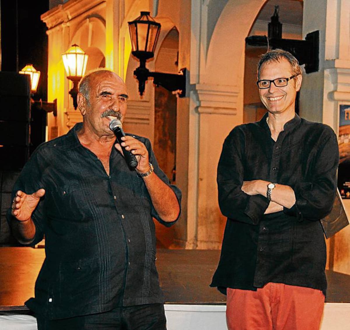 Salvo Basile y Ernesto McCausland. fotos Maruja Parra/El Universal/
