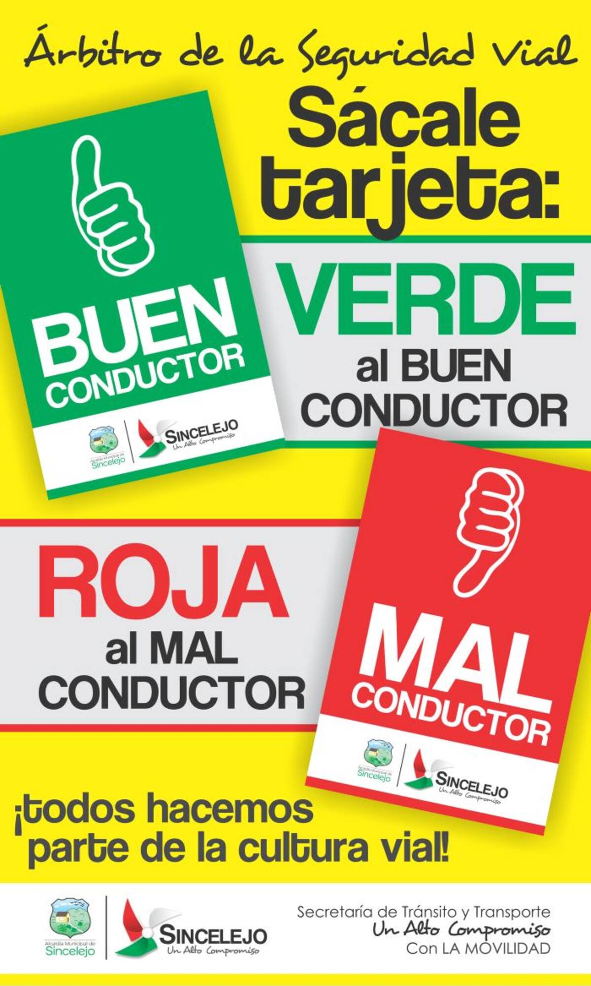 Árbitros de seguridad vial buscan contribuir a una nueva cultura ciudadana sobre las normas de tránsito. Cortesía.