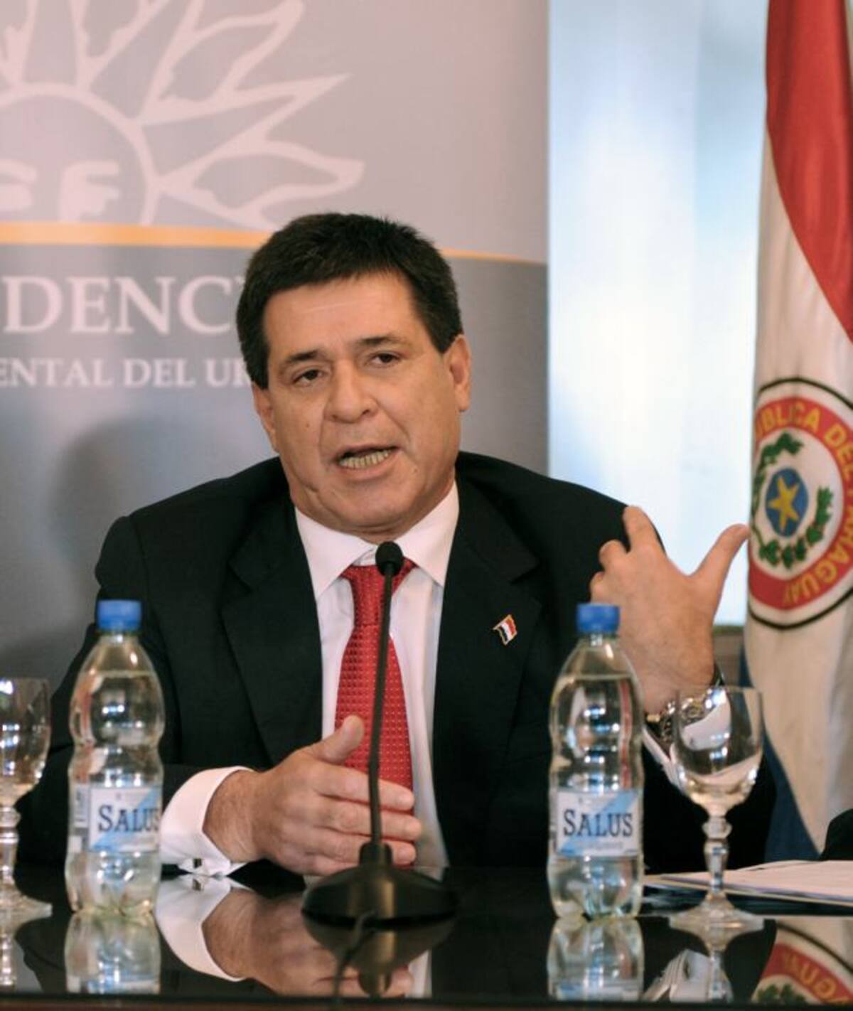 Horacio Cartes. AFP MIGUEL ROJO