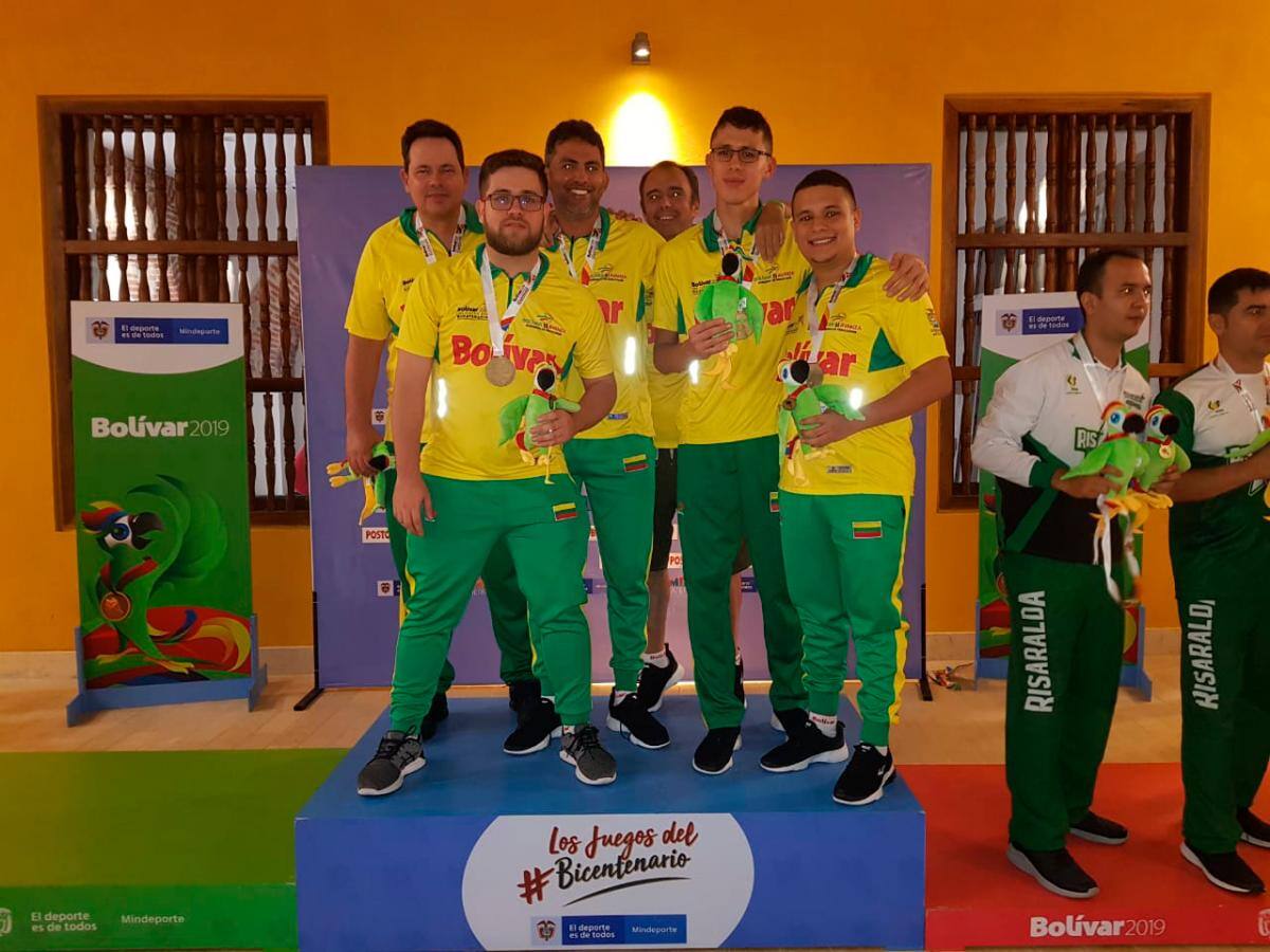 El ajedrez masculino de Bolívar ganó el oro en la modalidad Activo en los Juegos Nacionales 2019. //cortesía