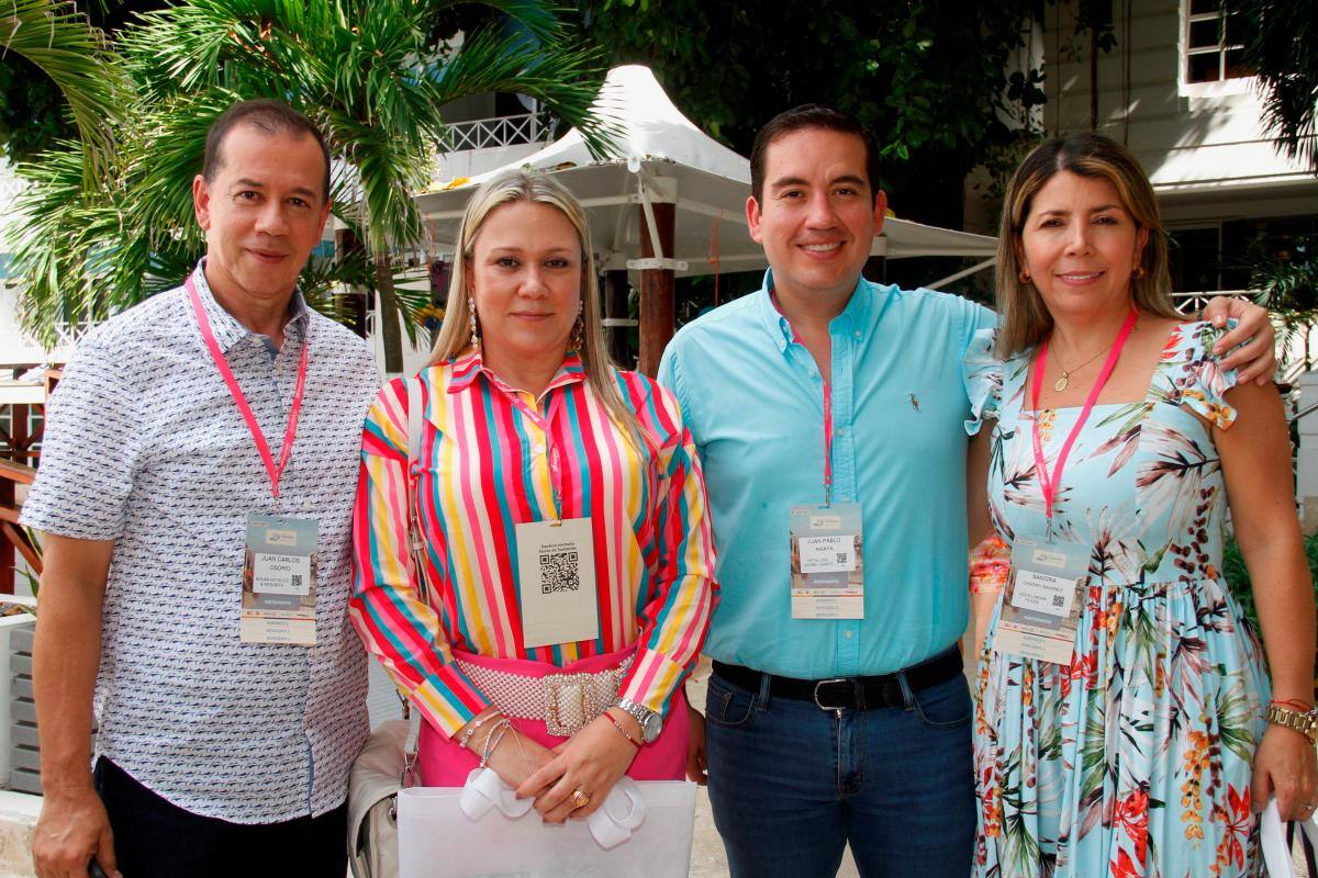 Juan Carlos Osorio, Luisa Alzate, Juan Pablo Amaya y Sandra Charry.//Foto: Zenia Valdelamar - El Universal.