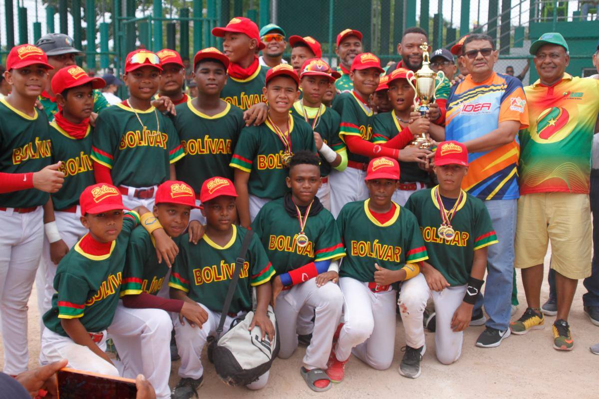 Bolívar se soltó a batear y se llevó el título en el Nacional de Béisbol Infantil