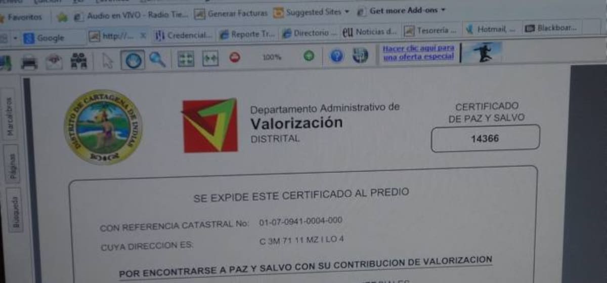 El trámite electrónico ahorra tiempo. cortesía