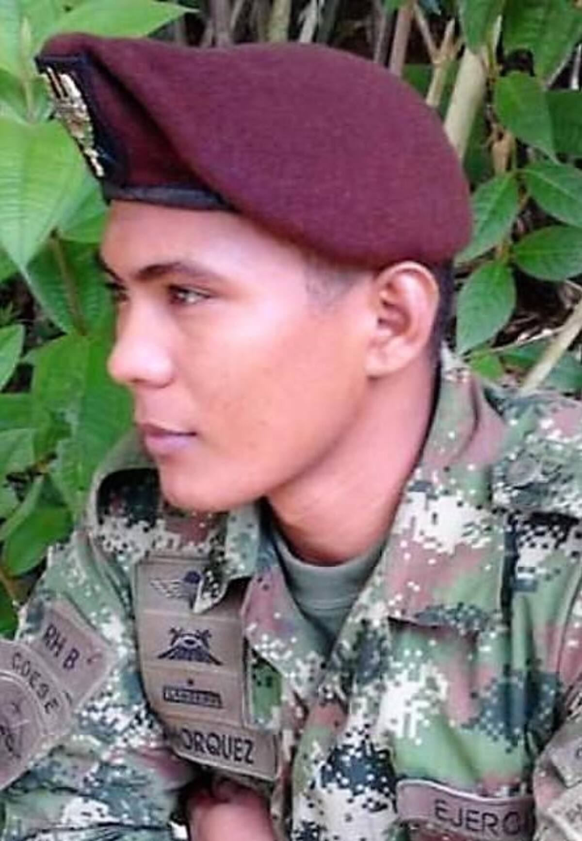 Jorge Leonardo Bohórquez Garay, soldado del Ejército de Colombia.