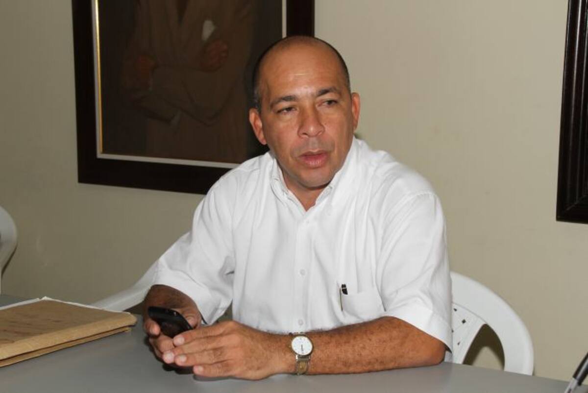 José Hilario Bossio Pérez, secretario del Interior del departamento de Bolívar. MARUJA PARRA- EL UNIVERSAL
