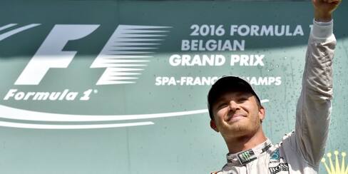 Rosberg (Mercedes) gana el Gran Premio de Bélgica de Fórmula 1, Hamilton 3º
