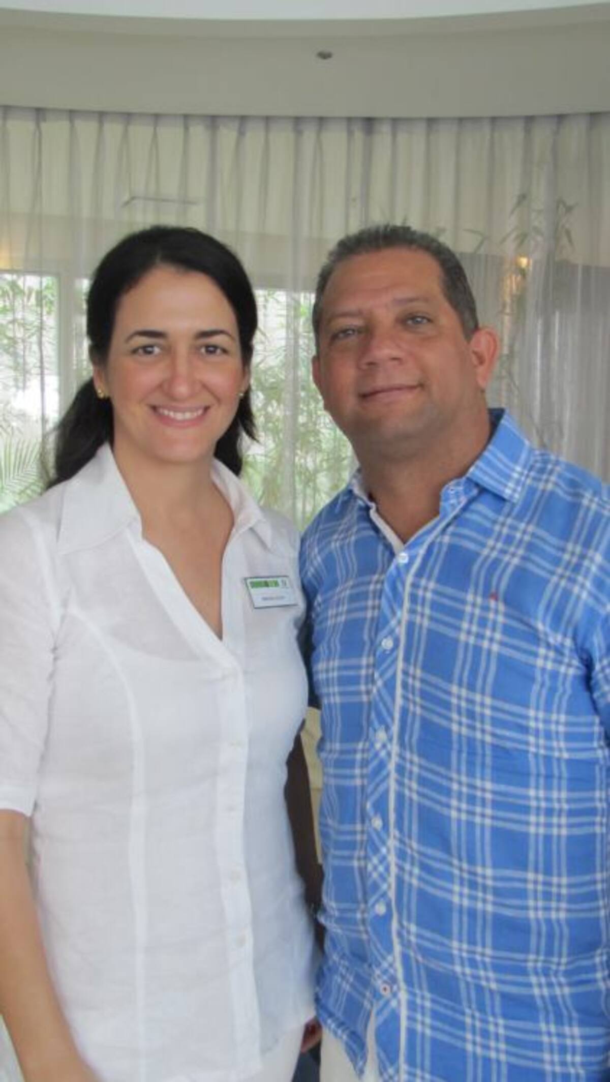 Martha Cecilia Méndez y Milton Cabrera.