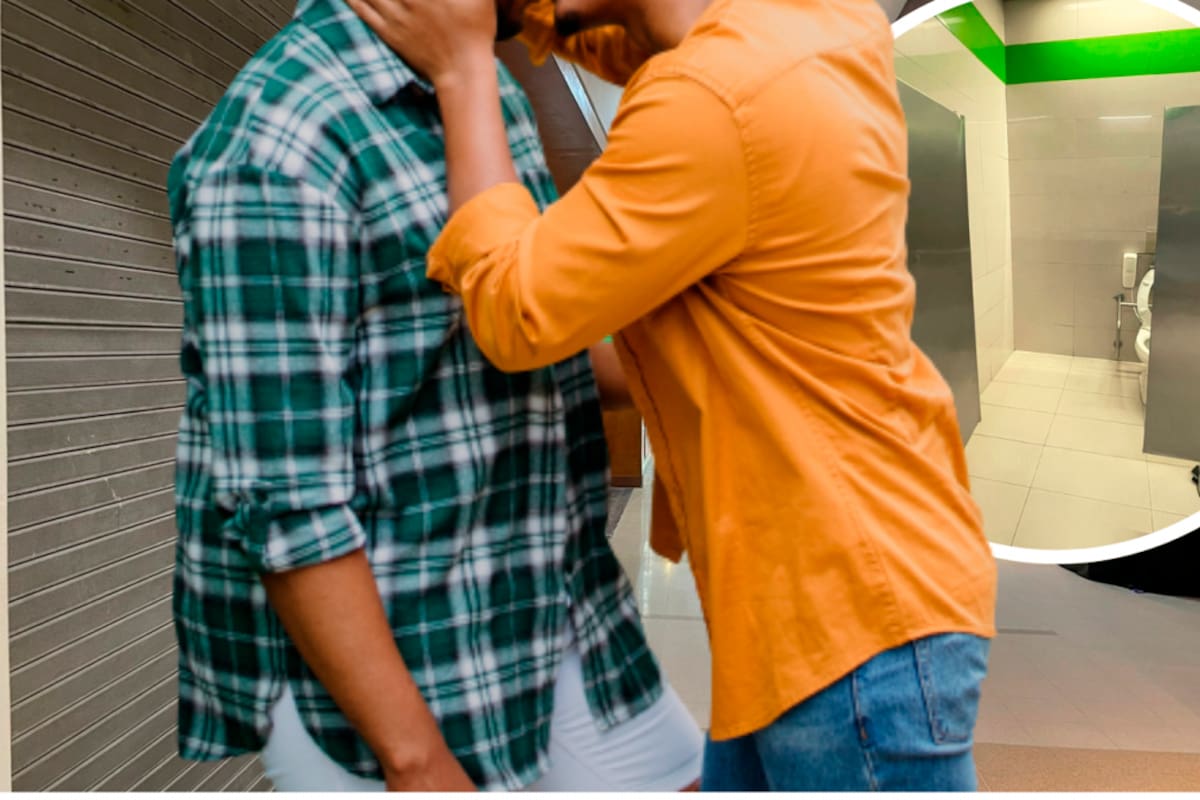 Descubren a dos hombres teniendo sexo en baño de centro comercial en Cartagena