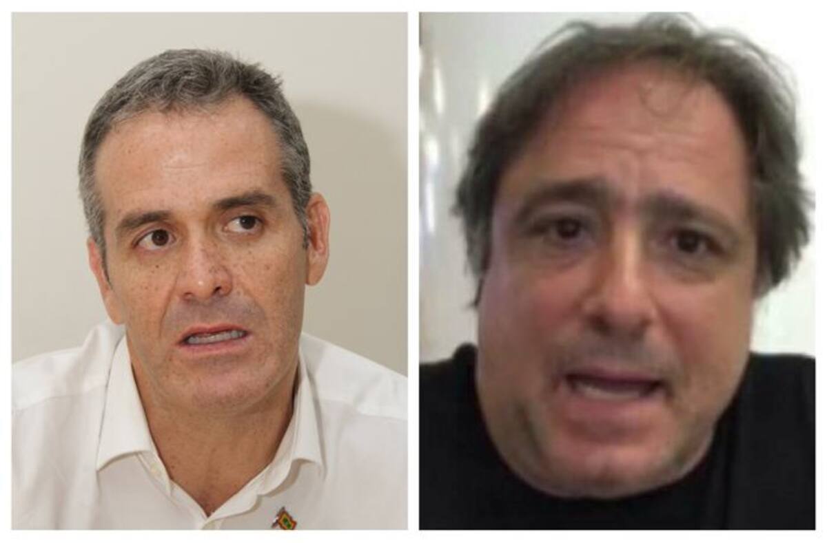 Andrés Betancourt, candidato a la Alcaldía; y Salvador Frieri, empresario italiano. El Universal