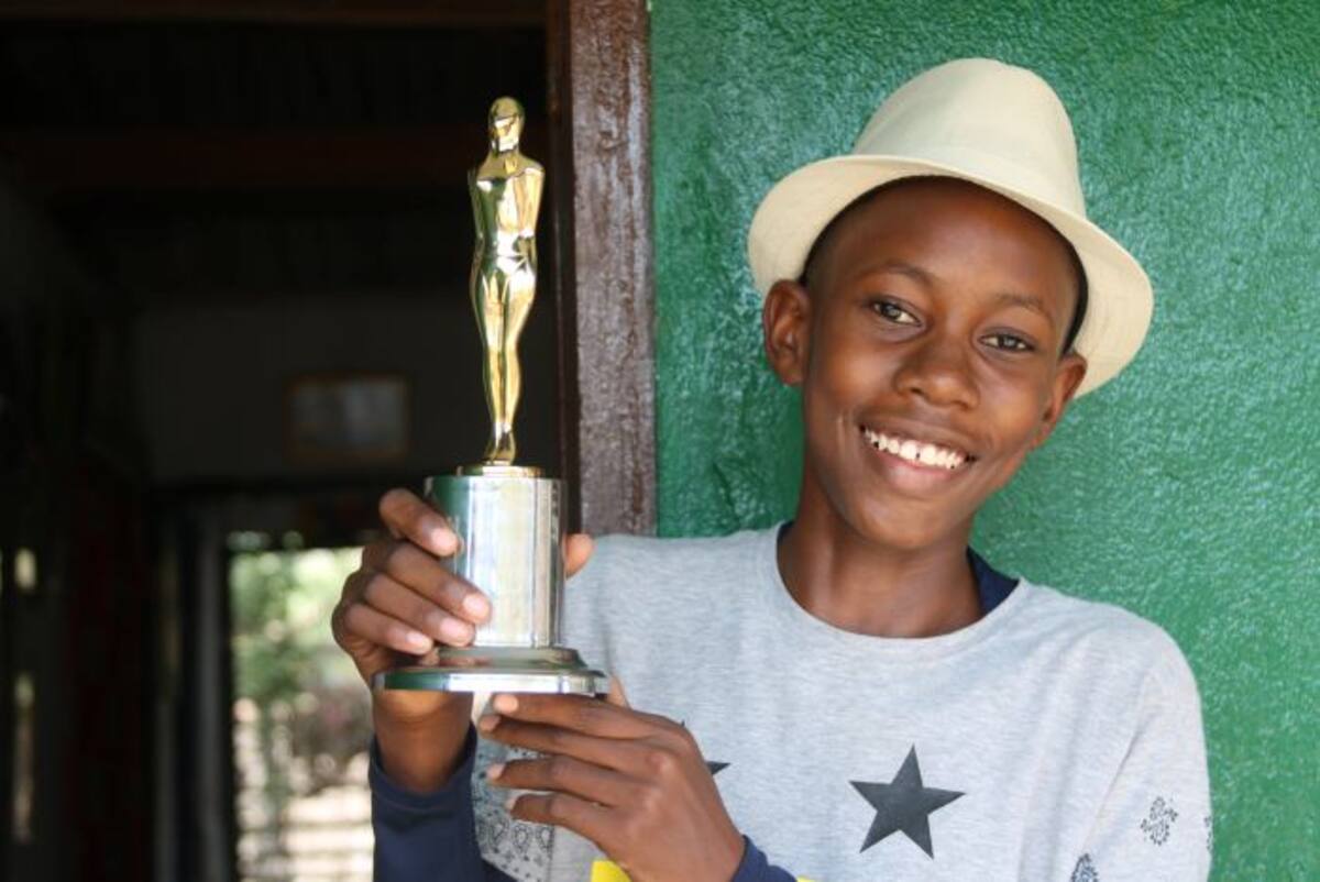 Eder Berrío, Mejor Talento Infantil en los Premios India Catalina 2018. CRISTIAN AGÁMEZ PÁJARO - EL UNIVERSAL