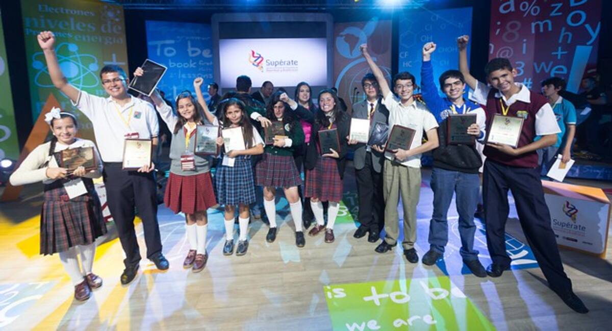Los estudiantes más pilos de Colombia ganaron en 'Supérate con el Saber 2013'. COLPRENSA
