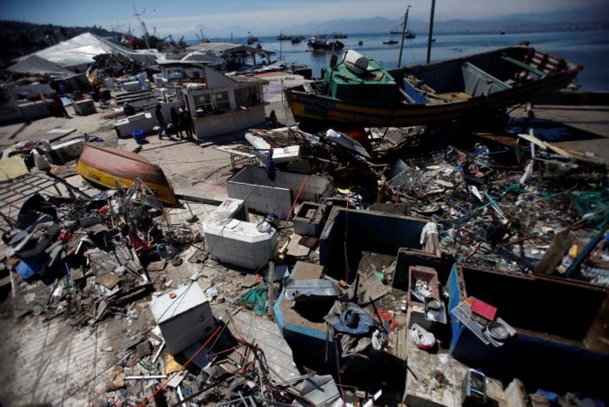 El sismo del miércoles pasado causó graves daños en Chile. AP Luis Hidalgo