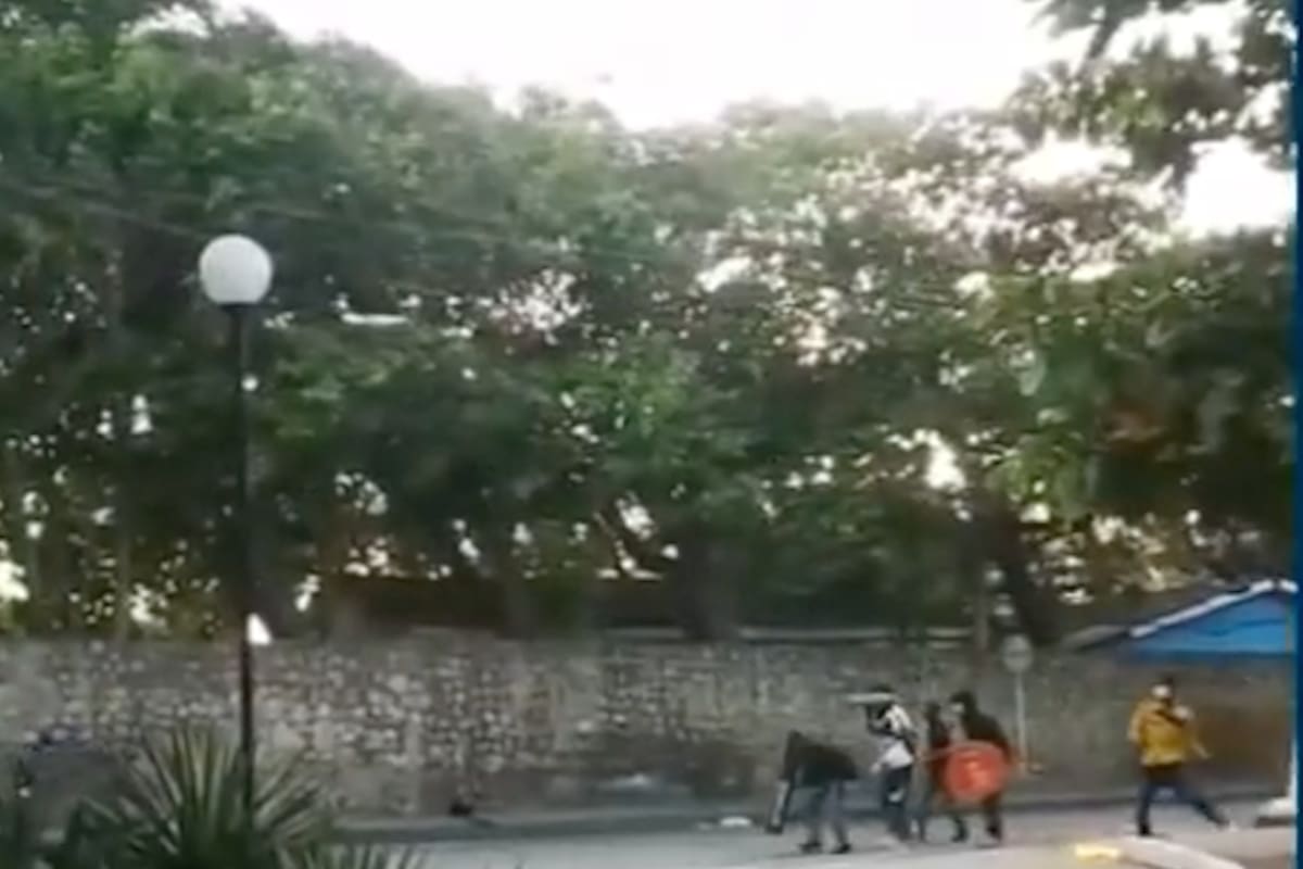 En enfrentamiento con la Policía terminó marcha en los límites entre Barranquilla y Soledad