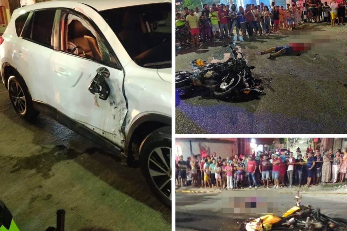 Motociclista muere impactado por camioneta en zona de semáforos
