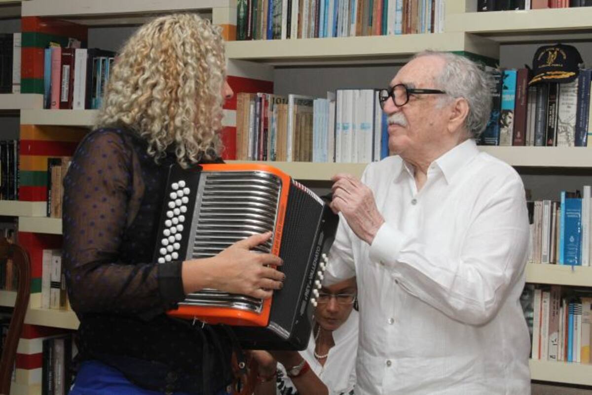 Una de las últimas parrandas de García Márquez en Cartagena, 2013. Maruja Parra-El Universal