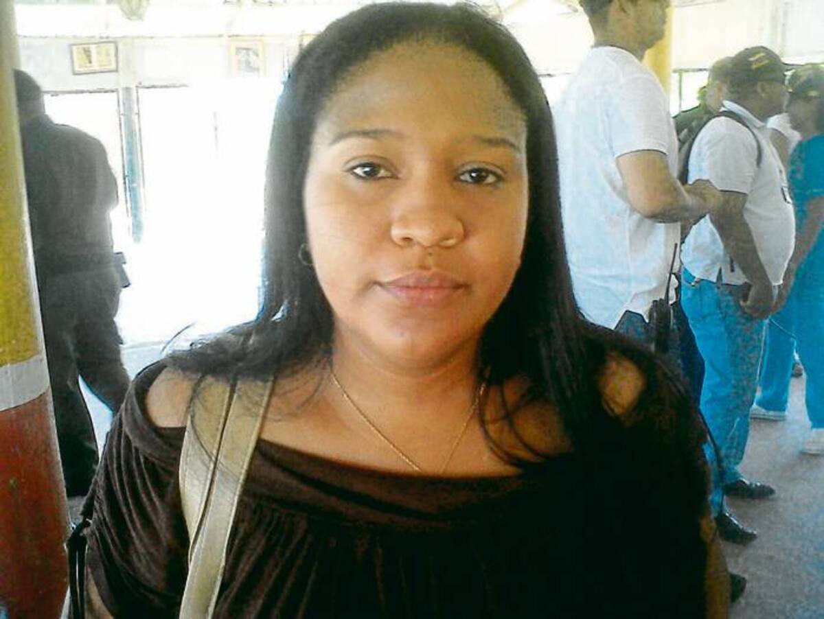Heiset Ortega, inspectora de Policía del corregimiento. Juan Martín Sánchez - El Universal