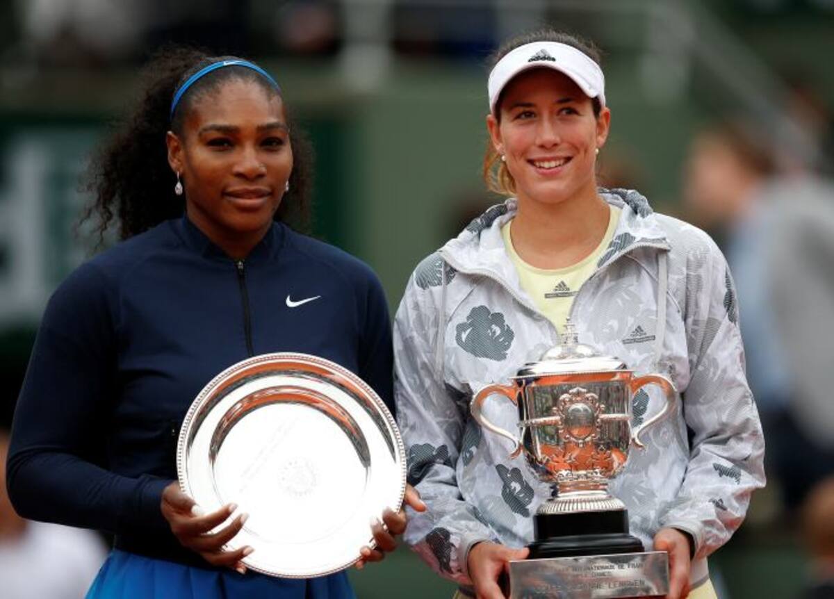 Garbiñe Muguruza y Serena Williams. AP Christophe Ena