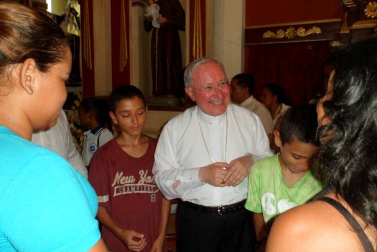 El nuncio apostólico Angelo Cavalli presidió la ceremonia de exaltación de la Basílica de San Agustín. Alfredo Domínguez - Cortesía para El Universal -