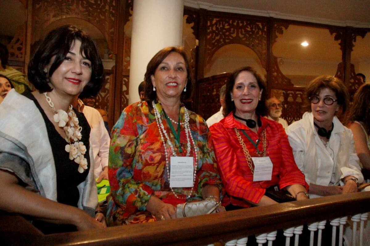 Patricia Ríos, Jacquin de Samper, Marina del Mar Hernández y Gloria Duque.