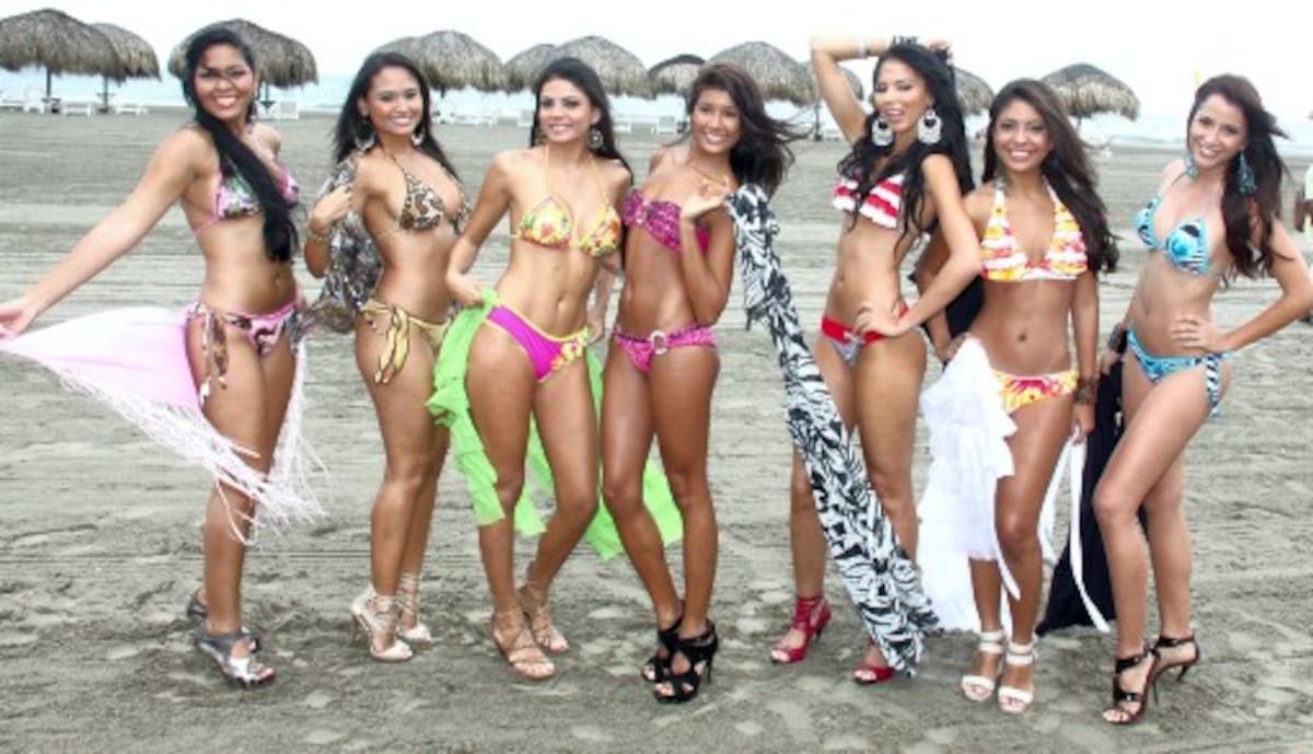 Lupe Karelis Jay Ortega, Karen De La Barrera, María Camila Olivero, Geraldine Álvarez, Karen Mendoza, Estephanie Alberti y Laura Cantillo. fotos MARUJA PARRA/EL UNIVERSAL/