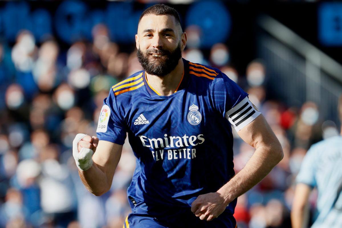 Real Madrid vence a Celta con doblete de Karim Benzema