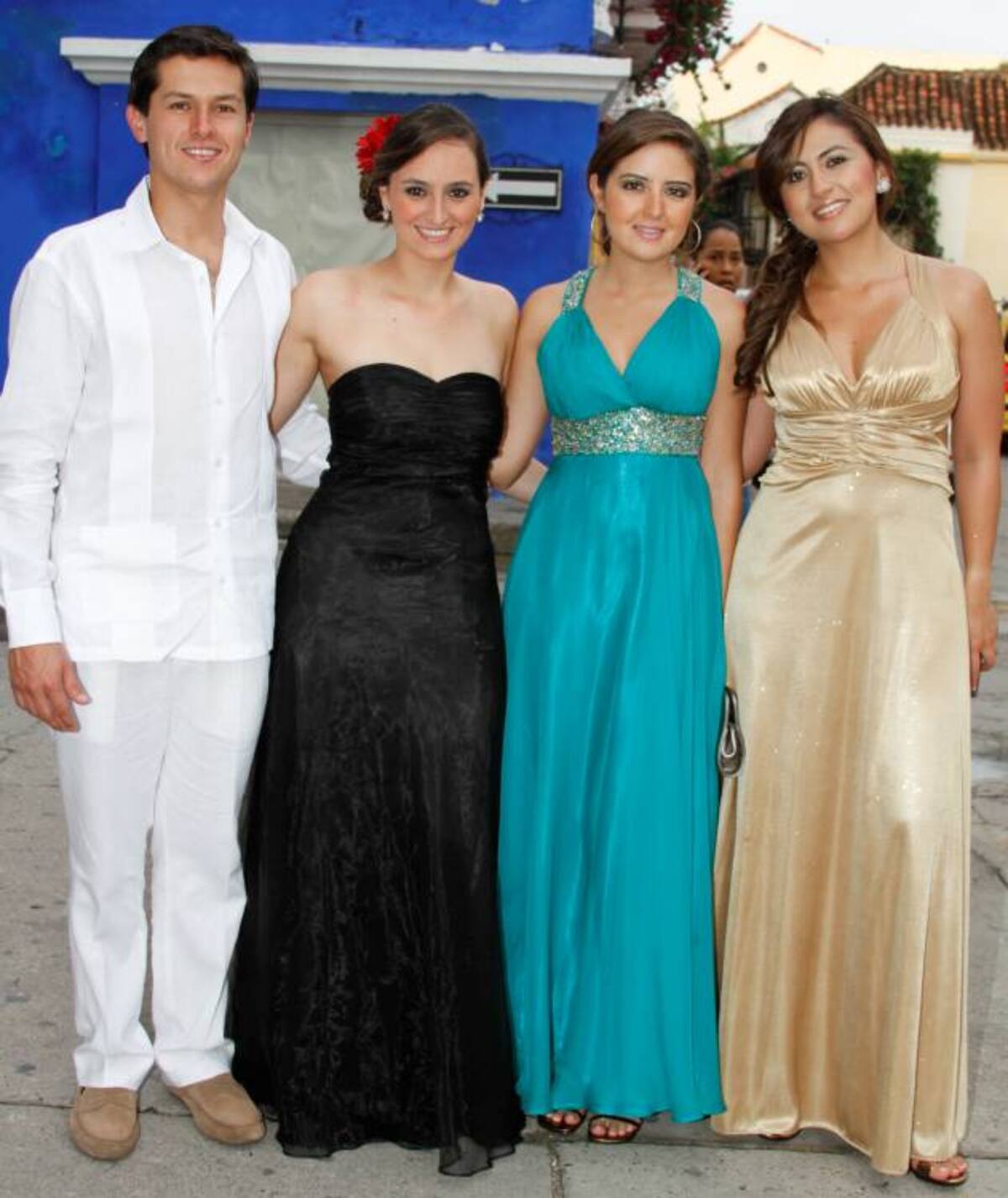 Nicolás Molina, Natalia Luque, Alejandra Clavijo y Angéli-ca Bernal.