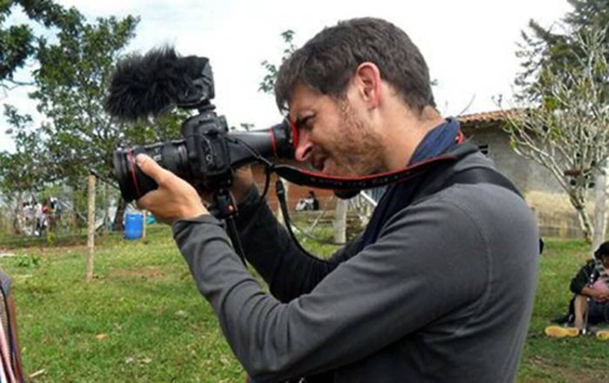 Romeo Langlois, periodista secuestrado por la Farc. AFP HO
