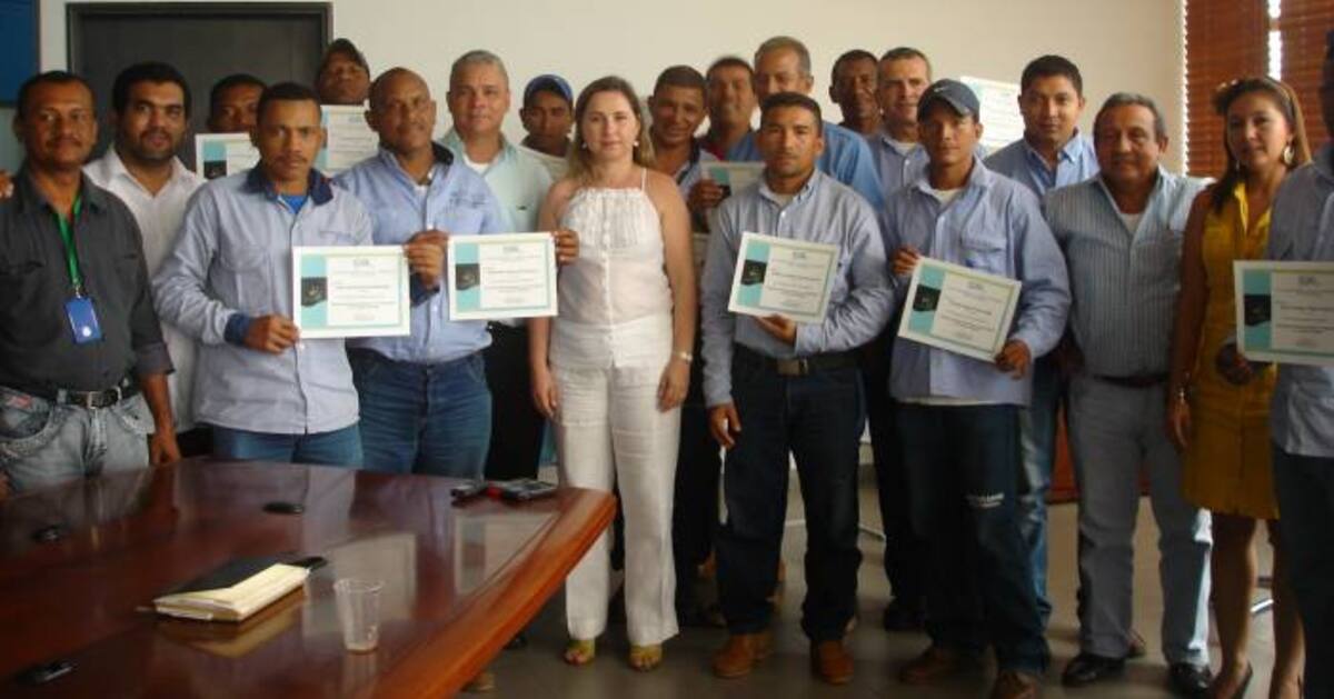 A los capacitados se les entregó un certificado de participación. Cortesía