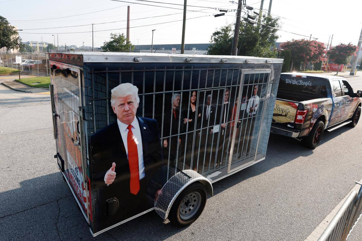 Atención: Donald Trump aterriza en Atlanta