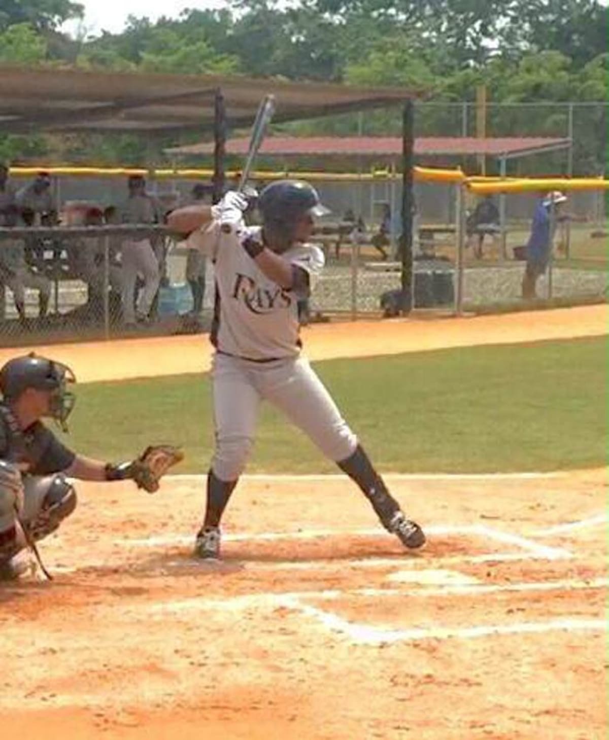 Luis Miguel Pérez, prospecto cartagenero que firmó con los Rays de Tampa Bay. Cortesía