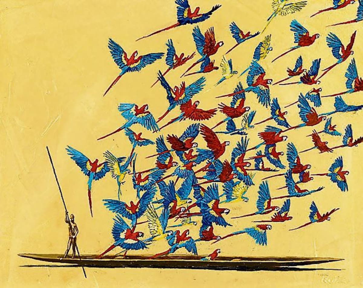 Serie “Oro” del artista colombiano Pedro Ruiz.