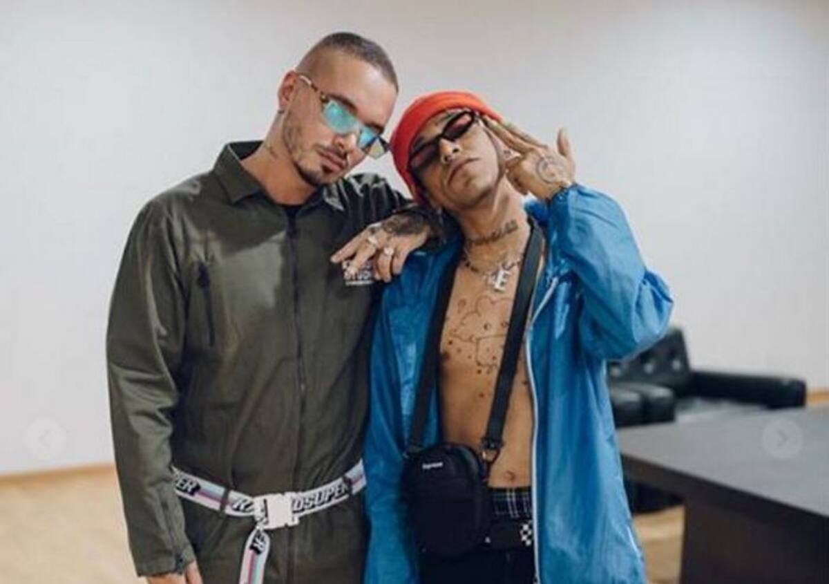 J Balvin y Lalo Ebratt estrenaron esta mañana el remix de 'Mocca'. INSTAGRAM