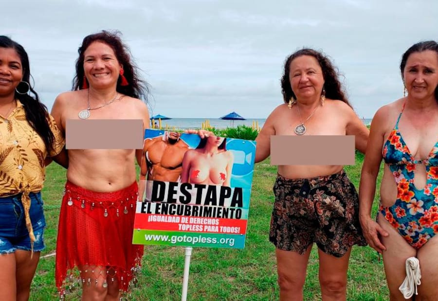 ¿Qué pasó con el comparendo a la mujer que hizo toples en Cartagena?