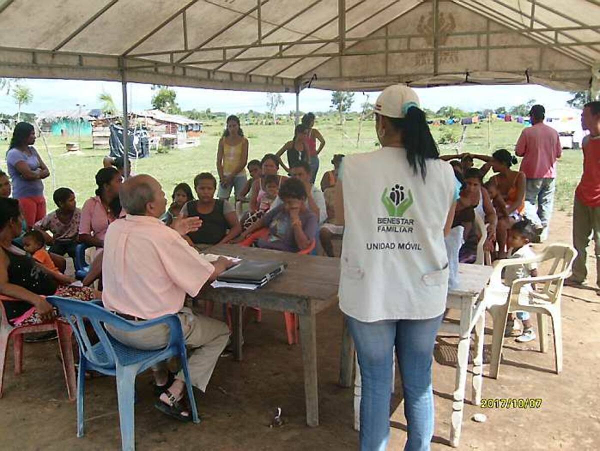 El ICBF tiene defensorías móviles para atender a los damnificados.