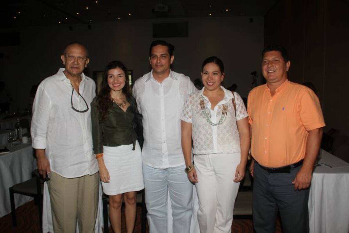 Arturo Cardozo, Angélica Ruiz, Diego Manrique, María Alejandra Llamas e Hisnardo Buelvas. ÓSCAR DÍAZ - EL UNIVERSAL