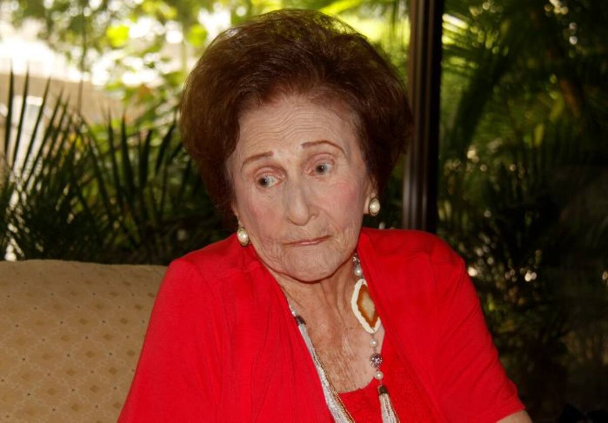 Ana Elvira Román de García. KAILLINE GIRALDO -EL UNIVERSAL