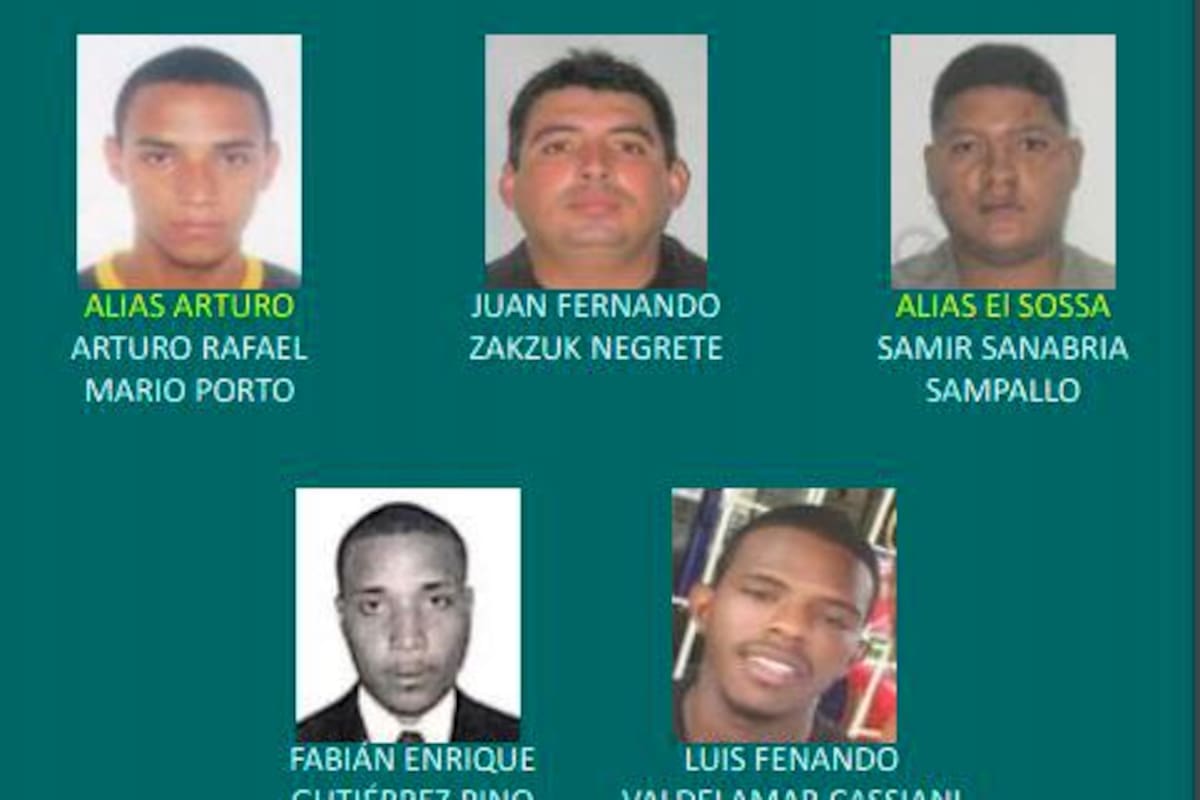Estos son los cinco más buscados por hurto en Cartagena