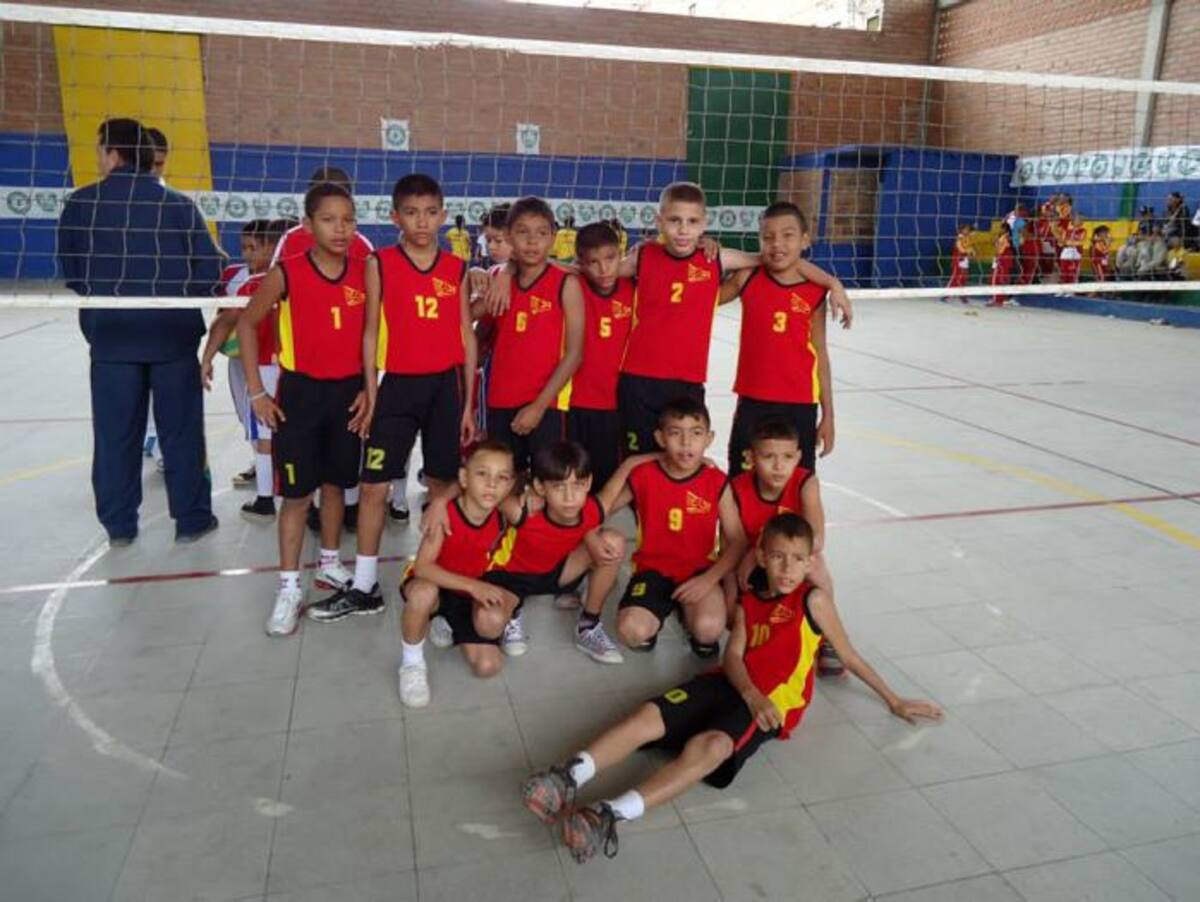 El equipo de la pony voleibol de Cáceres no recibió el apoyo de la Alcaldía. CORTESÍA