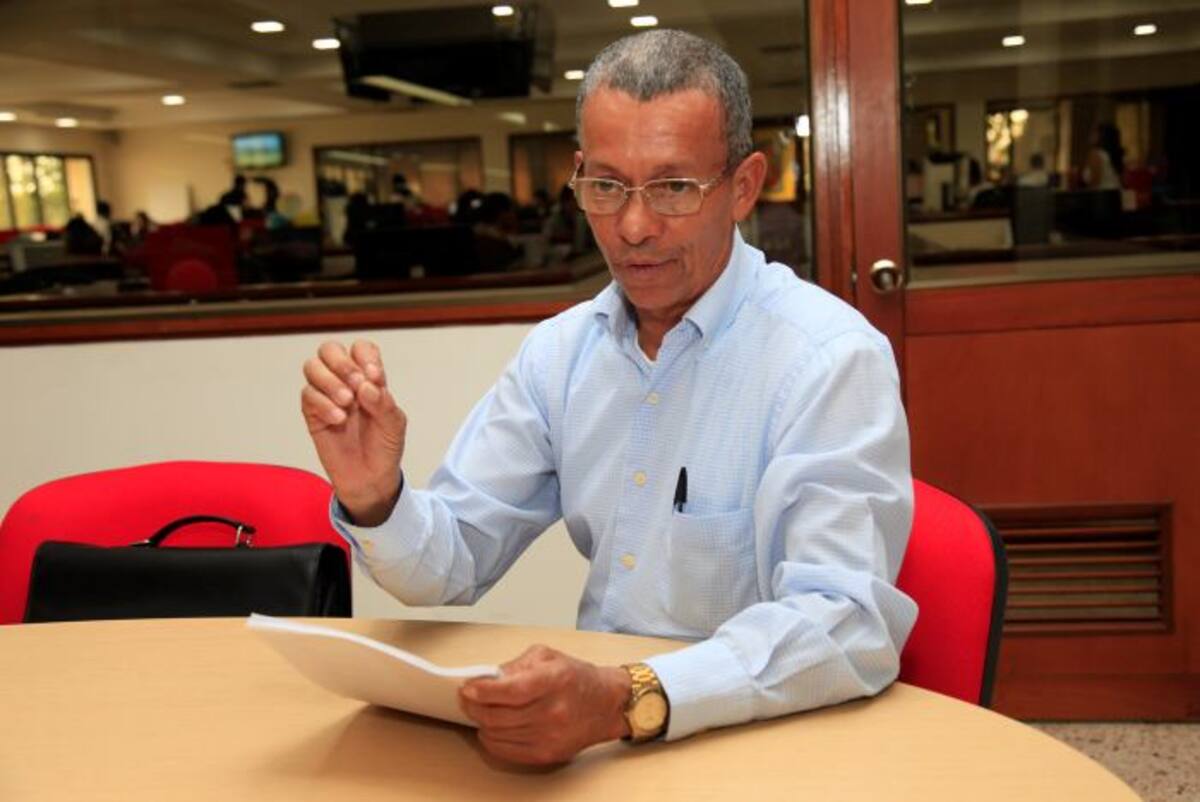 Hernán Rangel López, presidente de Sintraelecol, seccional Cartagena. Aroldo Mestre-El Universal